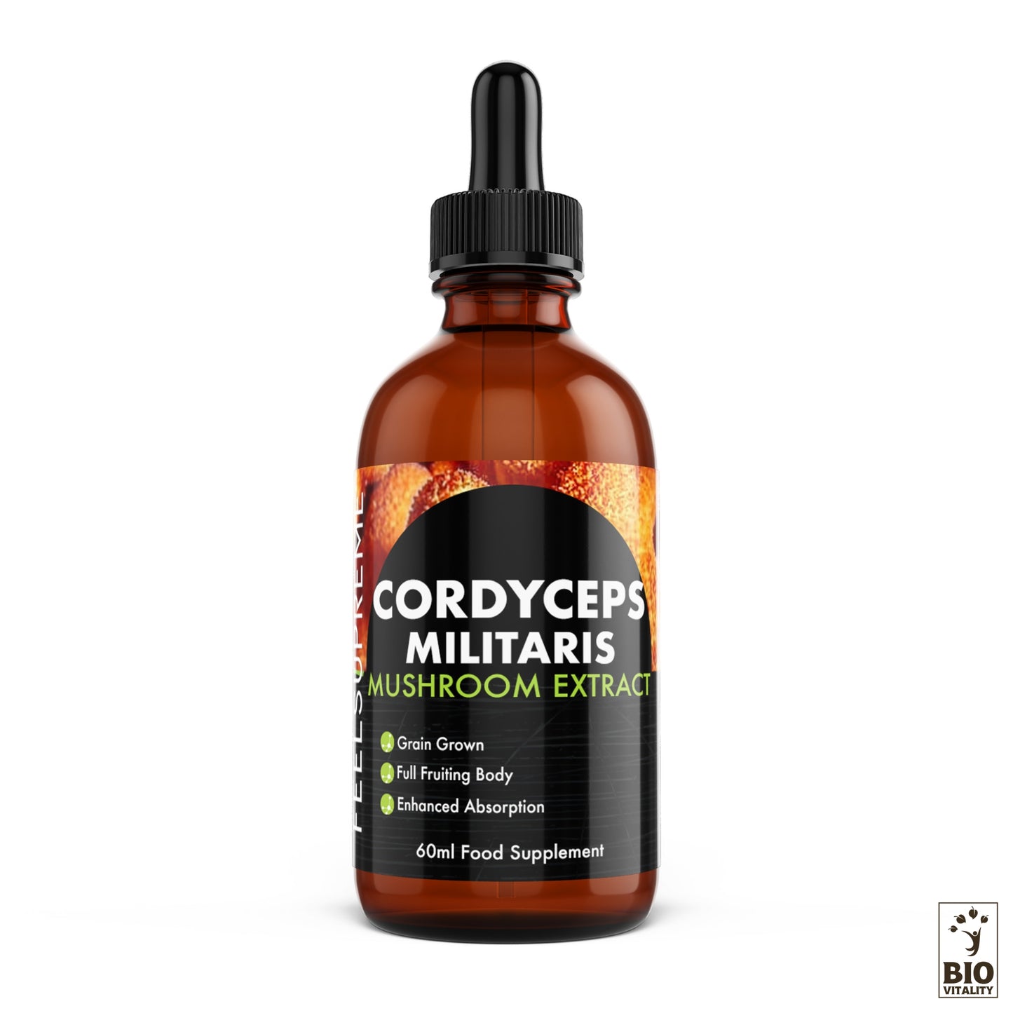 Champignon Cordyceps Militaris liquide concentré - 60 ml
