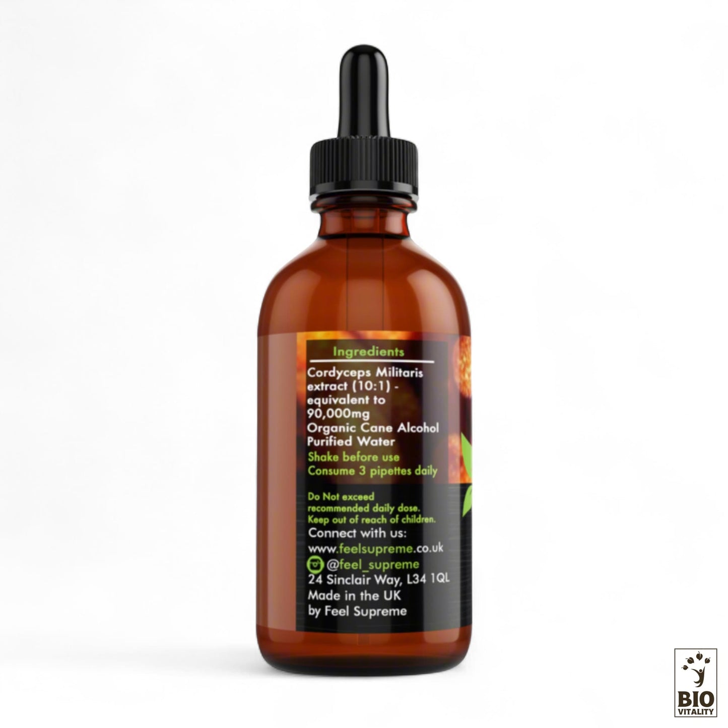 Champignon Cordyceps Militaris liquide concentré - 60 ml
