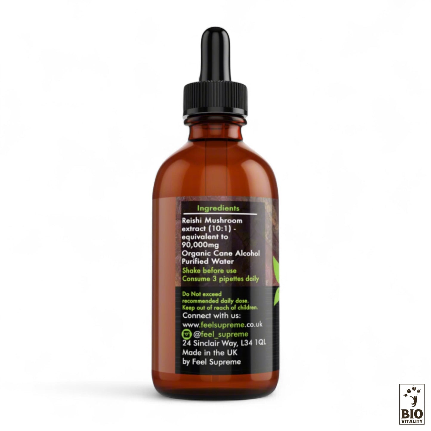 Champignon Reishi liquide concentré - 60 ml