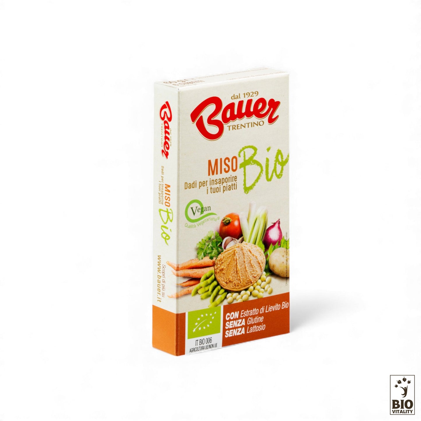 Gemüse Brühwürfel mit miso Bio 6x10g