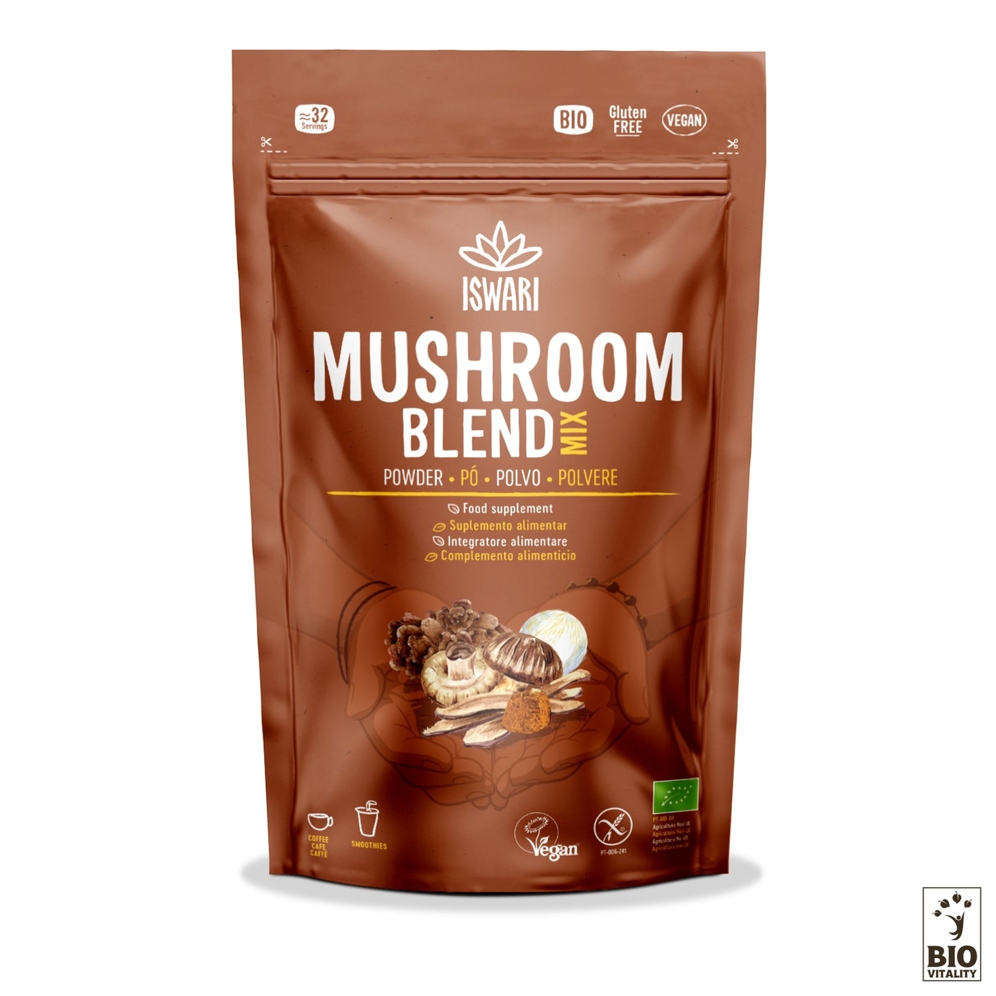 Pilz Mix Pulver Bio - 100g