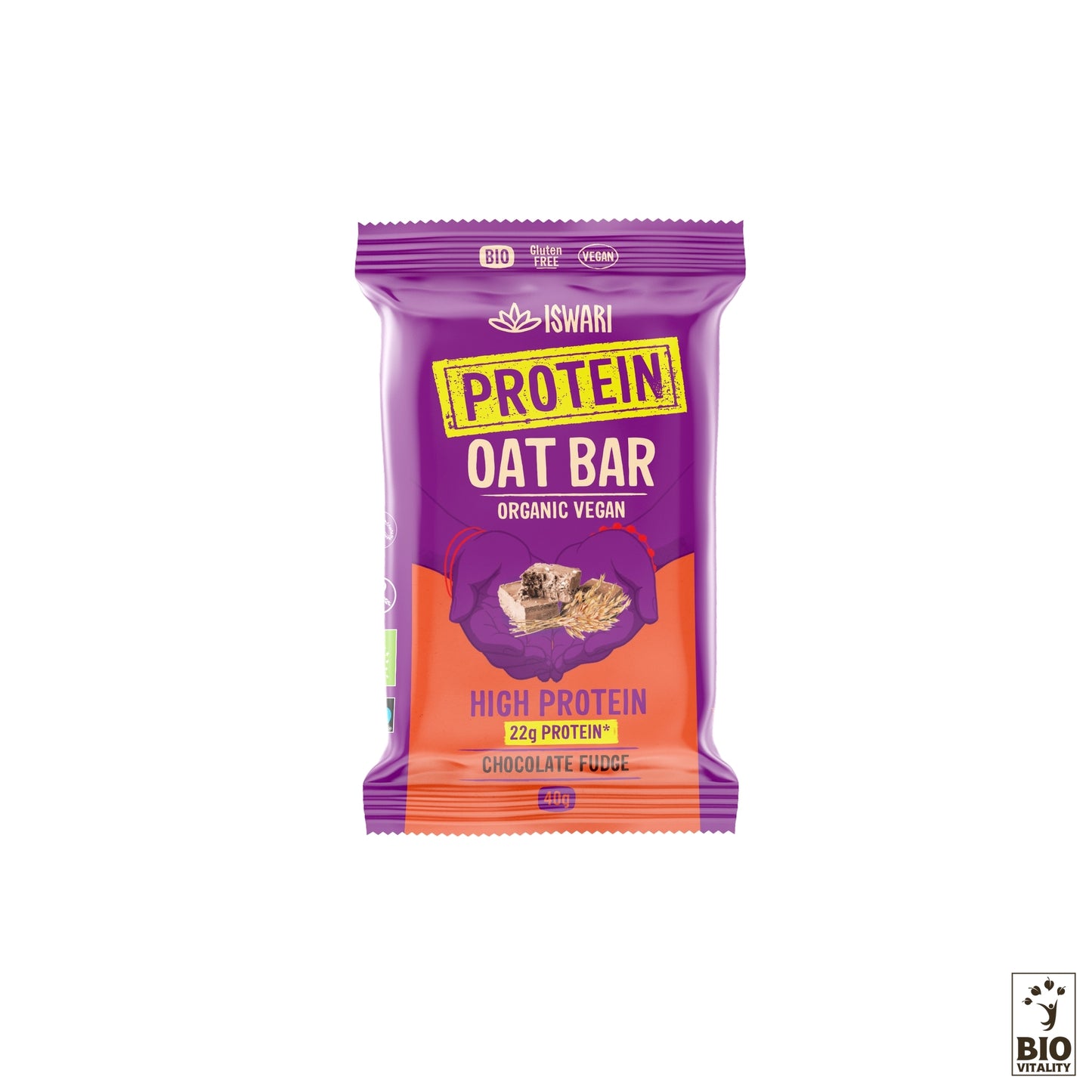 Hafer Proteinriegel Schokoladenfondant Bio - 40g