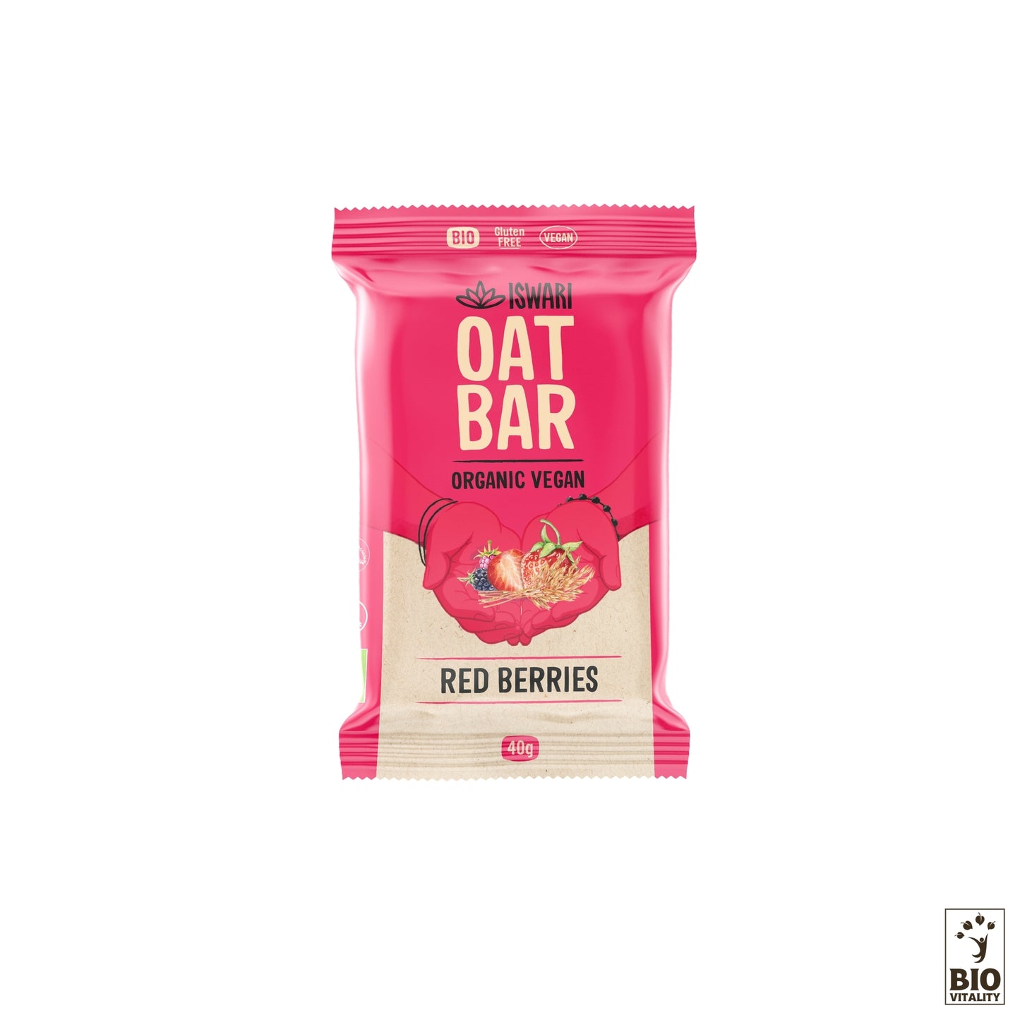 Hafer-Riegel Rote Früchte Bio - 40g