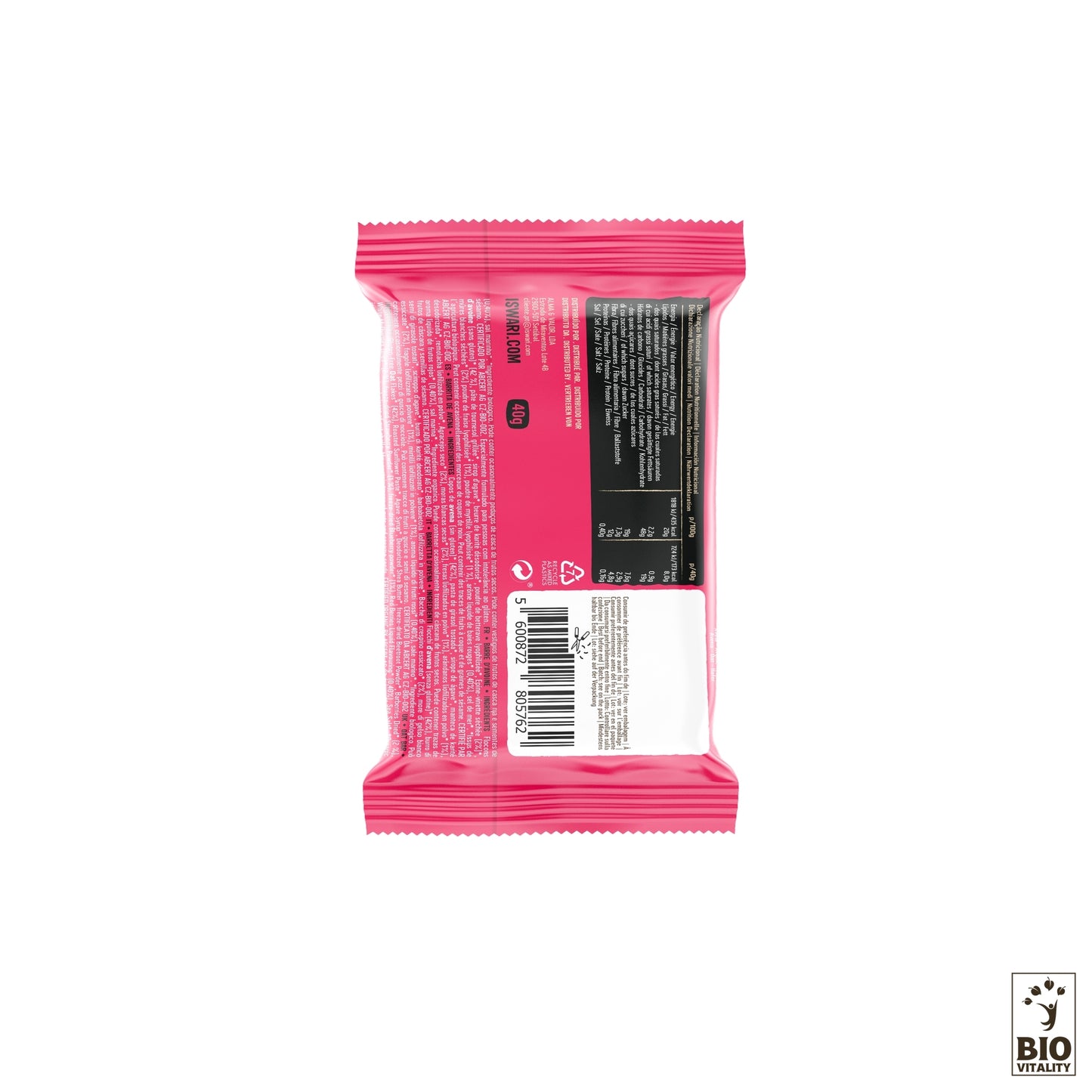Hafer-Riegel Rote Früchte Bio - 40g