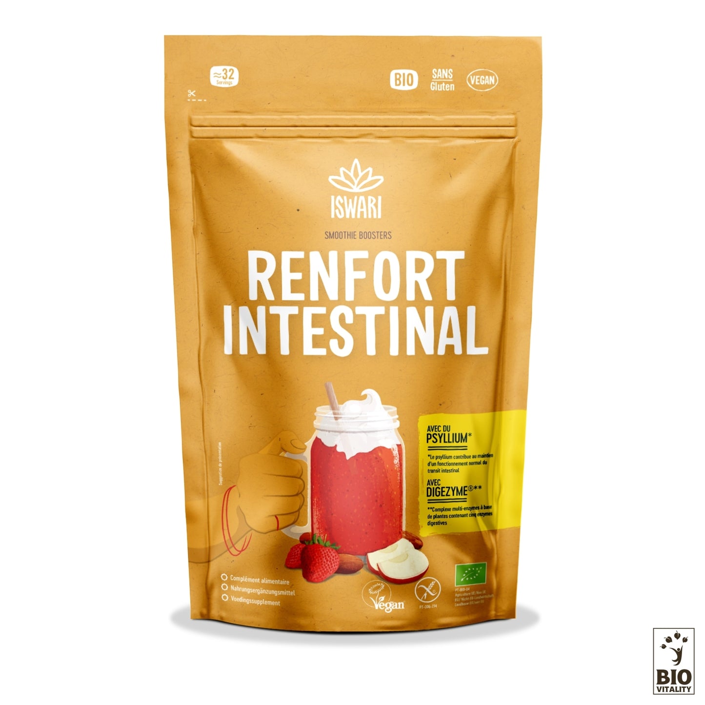 Smoothie Booster Unterstützung der Darmgesundheit Bio - 100g