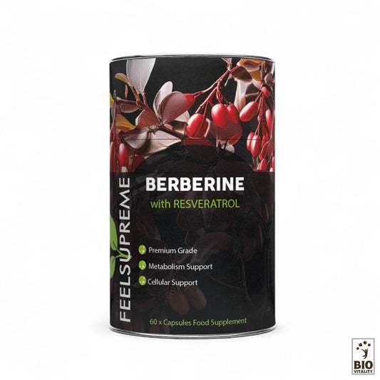 Berbérine avec resvératrol - 60 capsules
