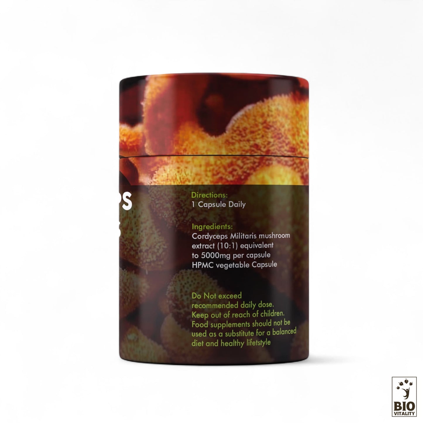 Capsules de Cordyceps Militaris - 60 capsules