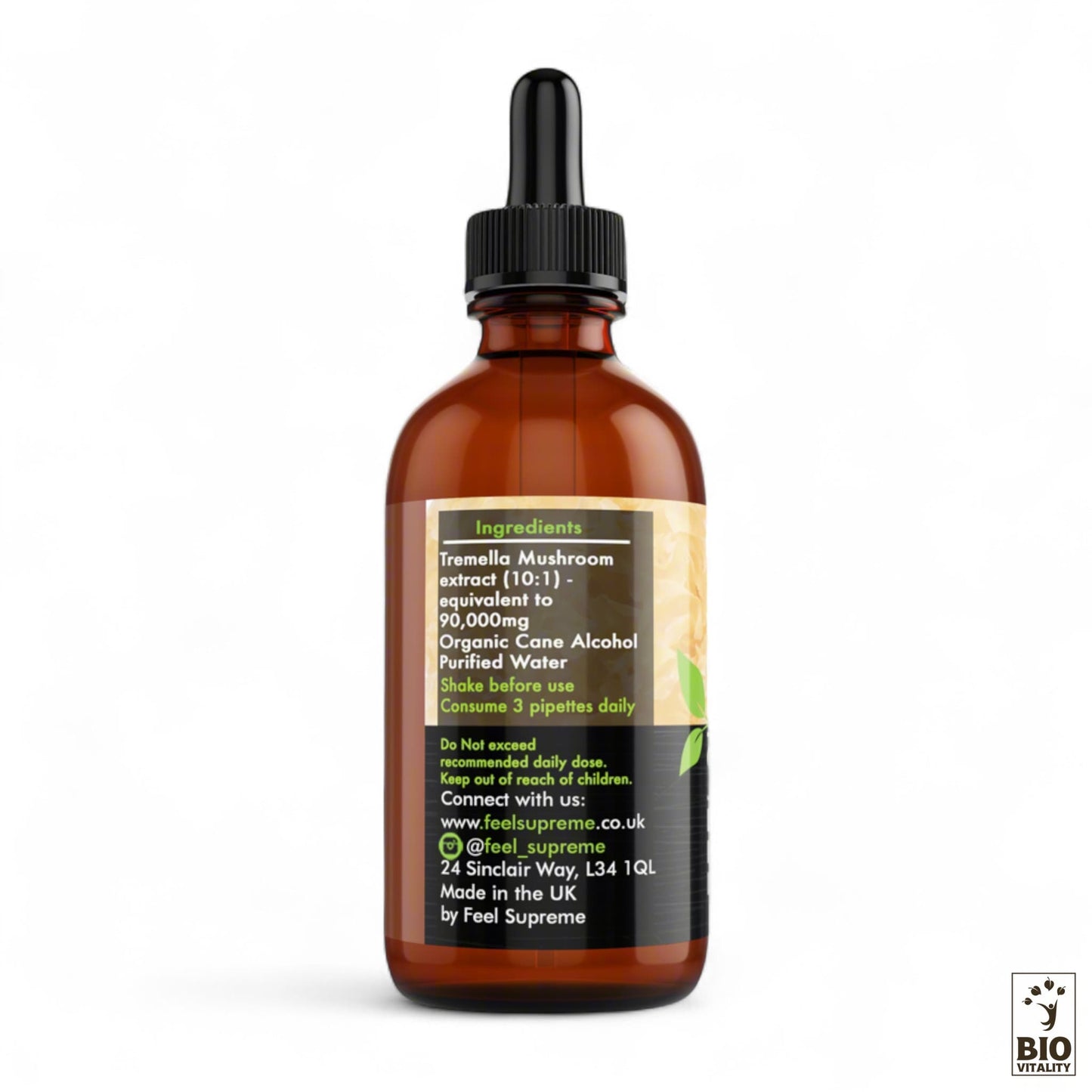 Champignon Tremella liquide concentré - 60 ml