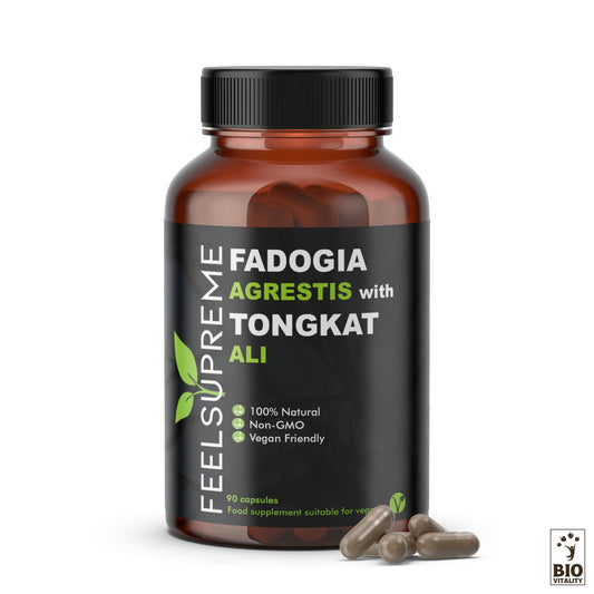 Fadogia Agrestis avec Tongkat Ali - 90 capsules