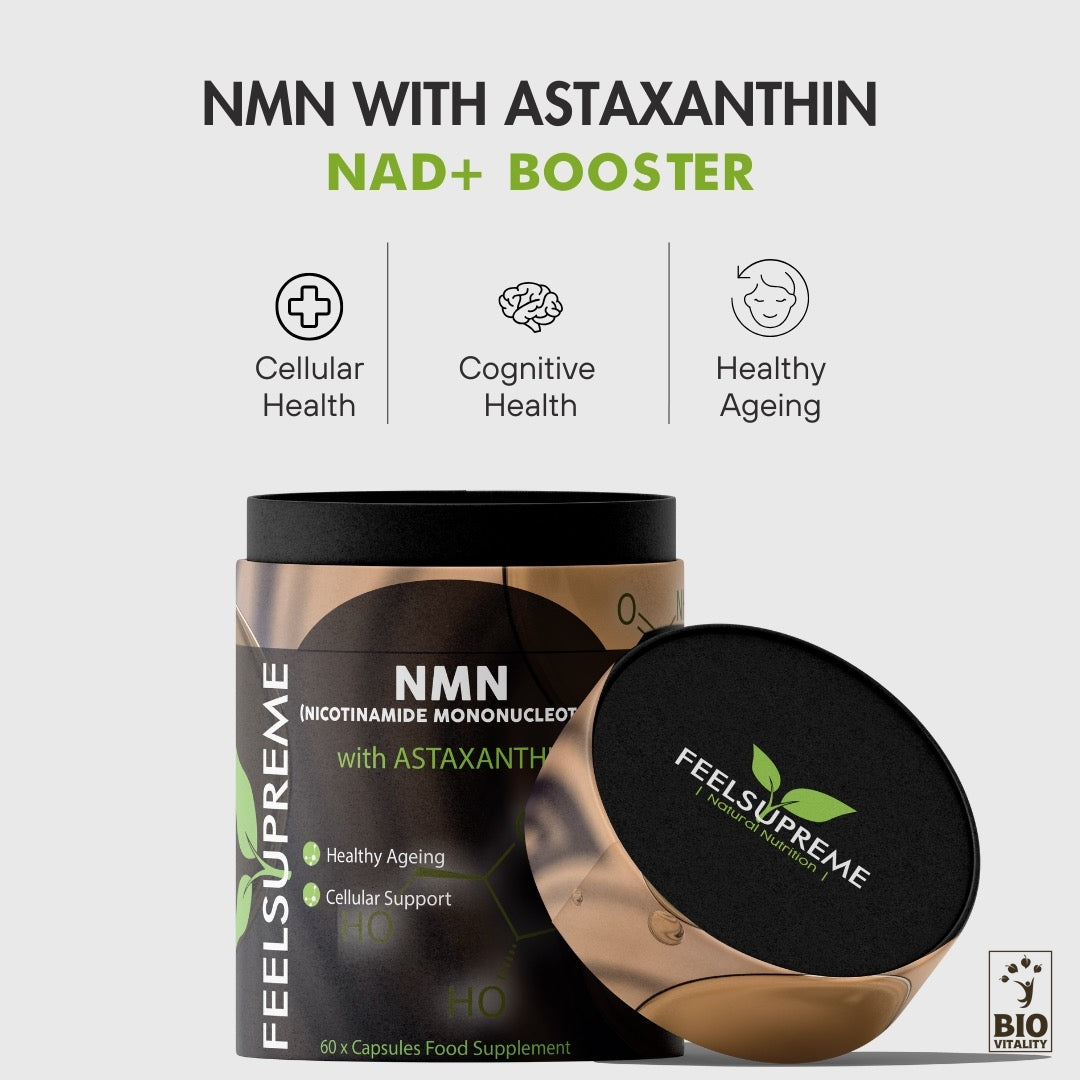 NMN avec Astaxanthine | NAD+ Booster - 60 capsules