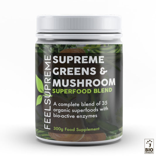 Poudre de « Greens Supreme » avec mélange de champignons - 300g