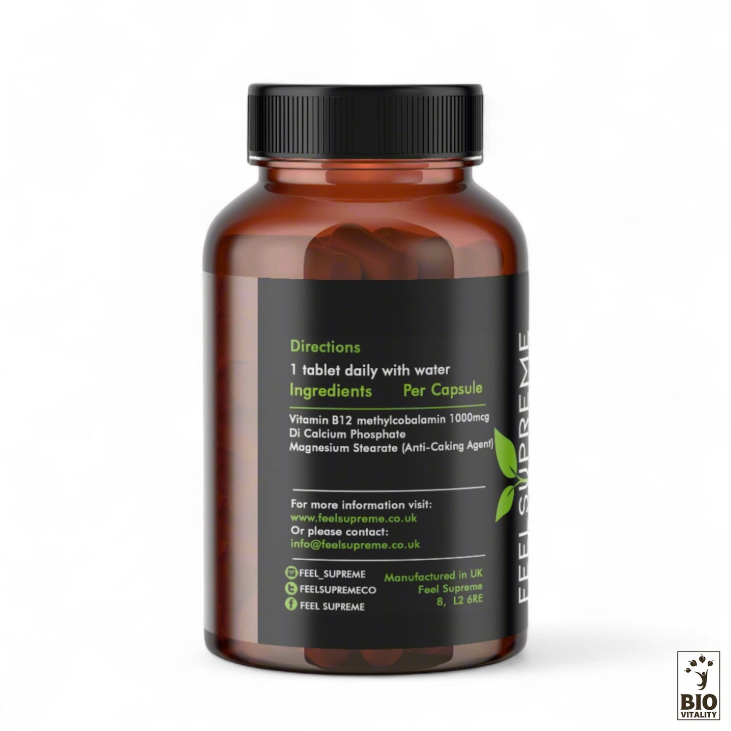 Vitamine B12 Méthylcobalamine - 60 comprimés