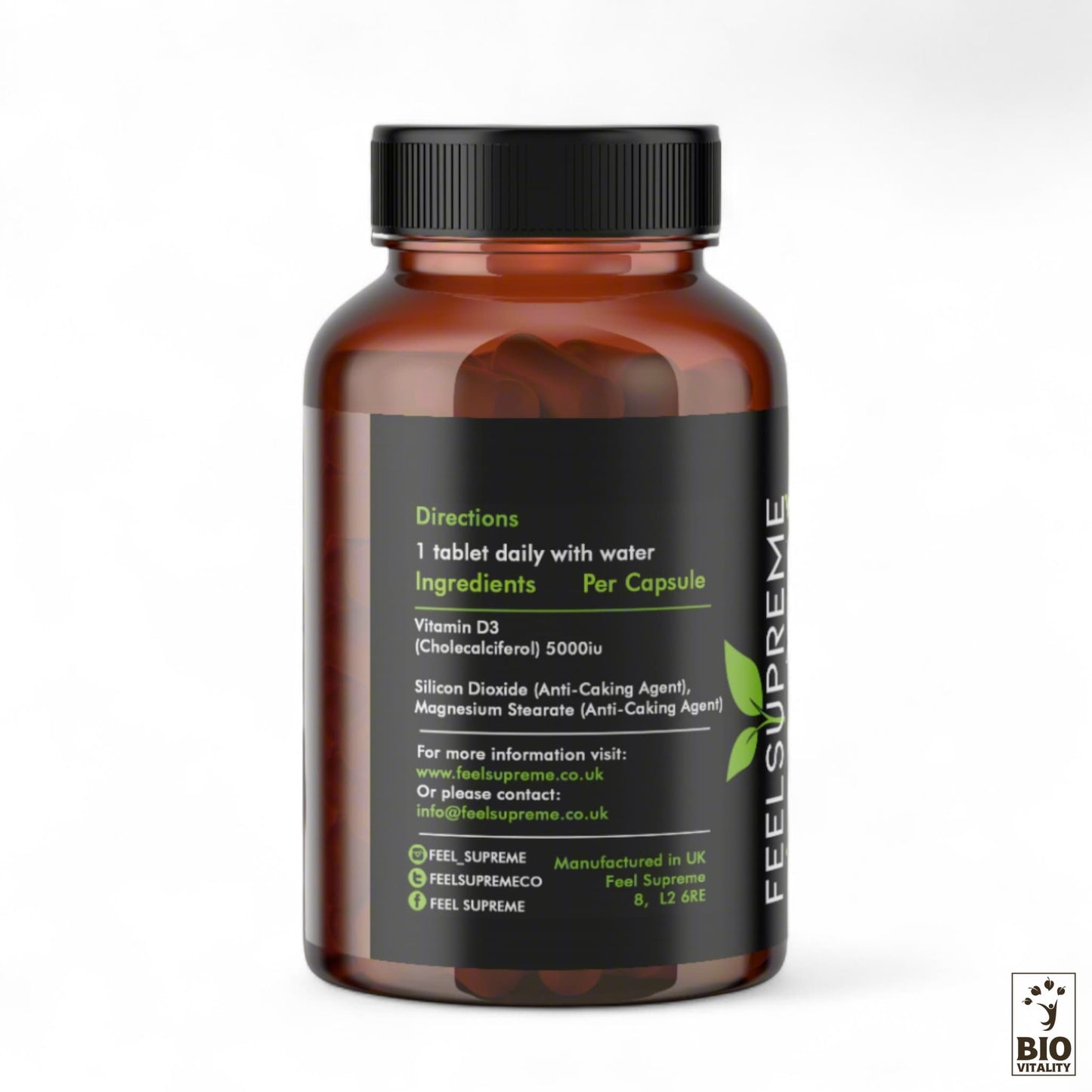 Vitamine D3 5000iu - 60 comprimés