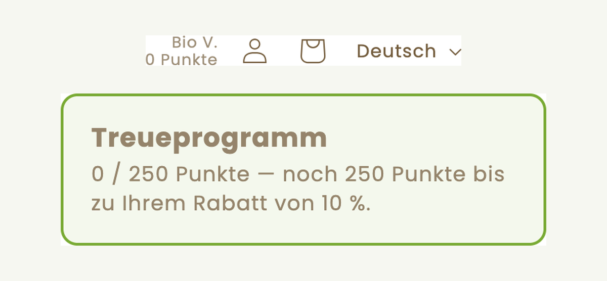 Meinen Punktestand ansehen