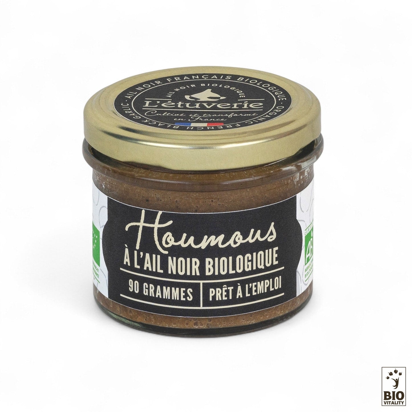 Hummus mit schwarzem Knoblauch Bio - 90g