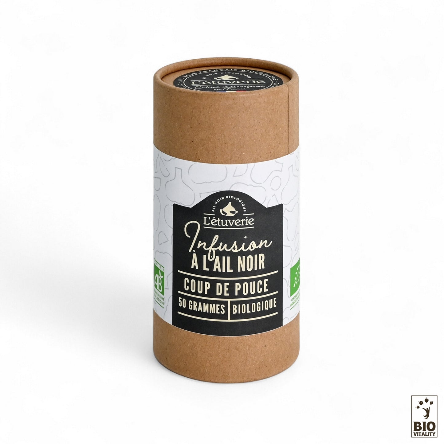 Energieschub Kräutertee mit schwarzem Knoblauch Bio - 50g