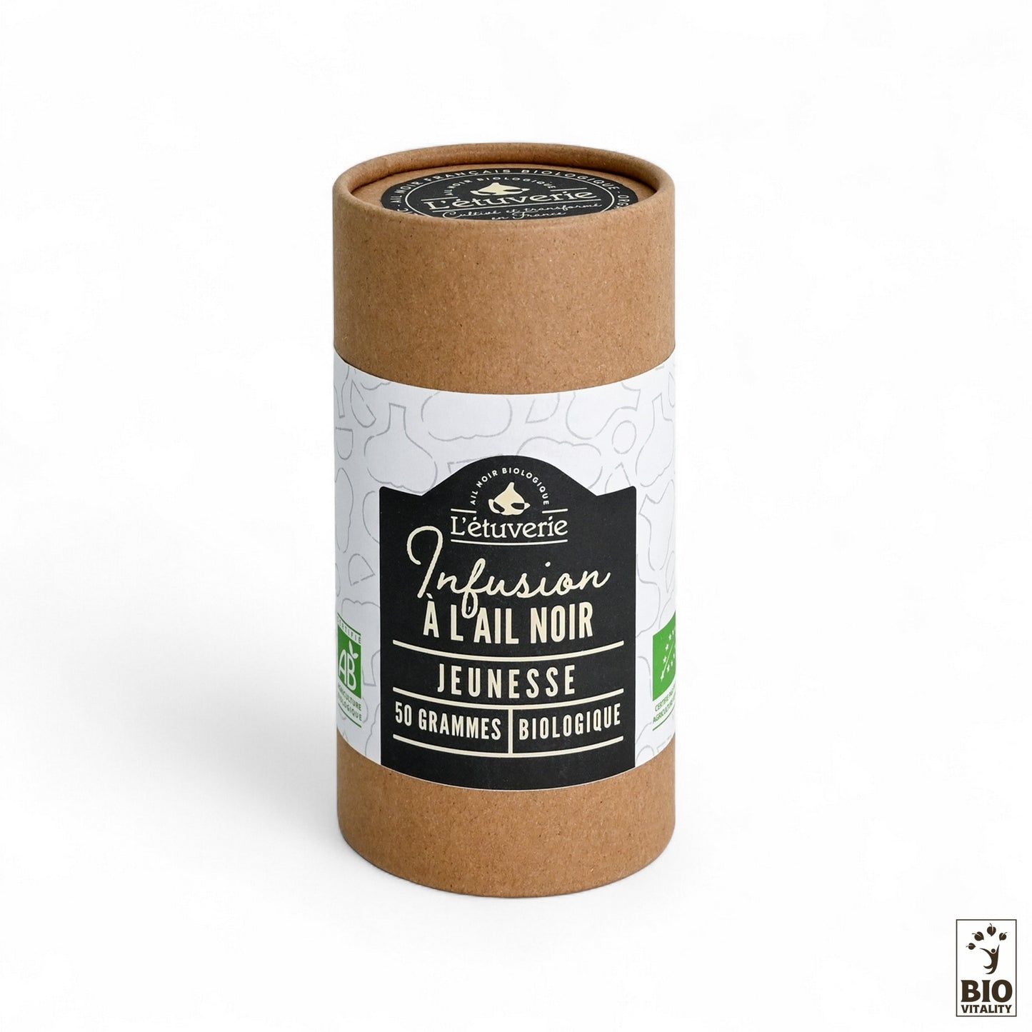 Jungbrunnen Kräutertee mit schwarzem Knoblauch Bio - 50g